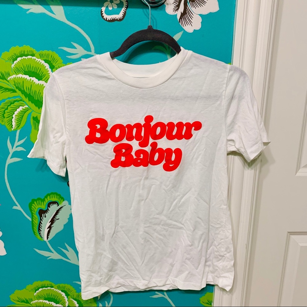 Forever 21 Bonjour Baby Graphic Tee